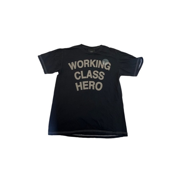 John Lennon Working Class Hero Tee Size Medium 2008 Livenation x Yoko Ono - Picture 1 of 5